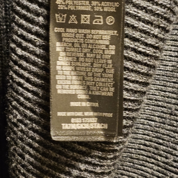 Ted Baker London Gray Stach Quarter Zip Sweater - Size 5 (XL) - Picture 8 of 13